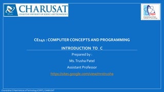 Introduction to c | PPT