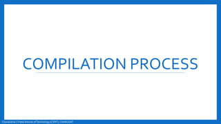 COMPILATION PROCESS
Chandubhai S Patel Intitute ofTechnology(CSPIT), CHARUSAT
 