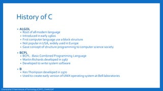 Introduction to c | PPT
