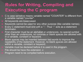 Introduction to C Programming | PPT