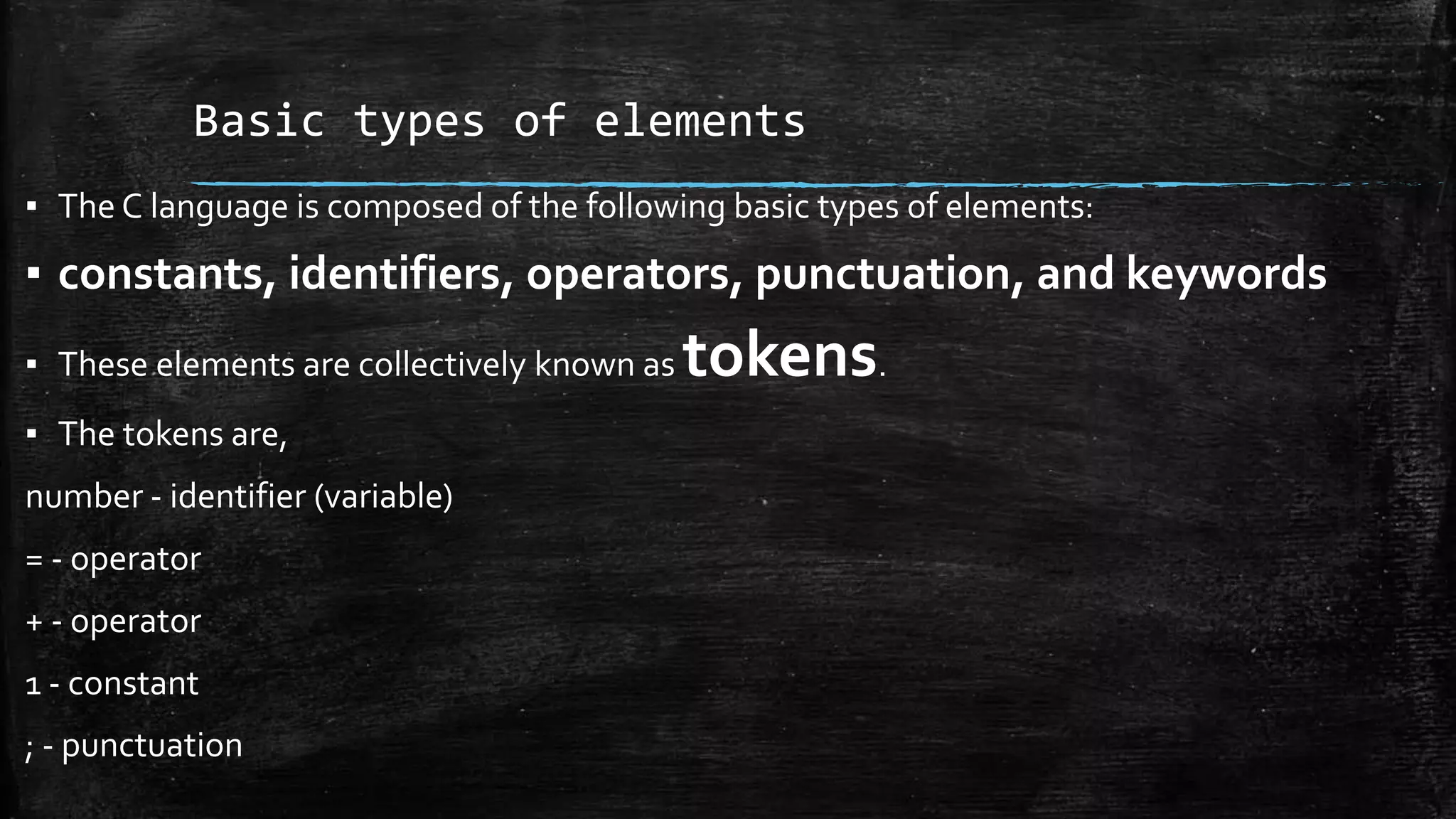 Introduction to c | PPTX | Programming Languages | Computing