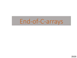 End-of-C-arrays
25/25
 