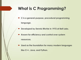 Code Like a Girl --- Cracking the C Code | PPTX
