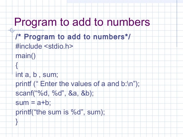 Introduction to C Programming - I
