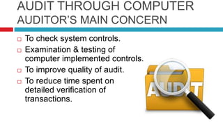 Computer Auditor Introduction to caat | PPTX