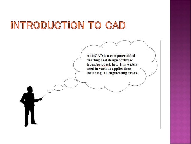 Introduction To Cad Introduction To Cad