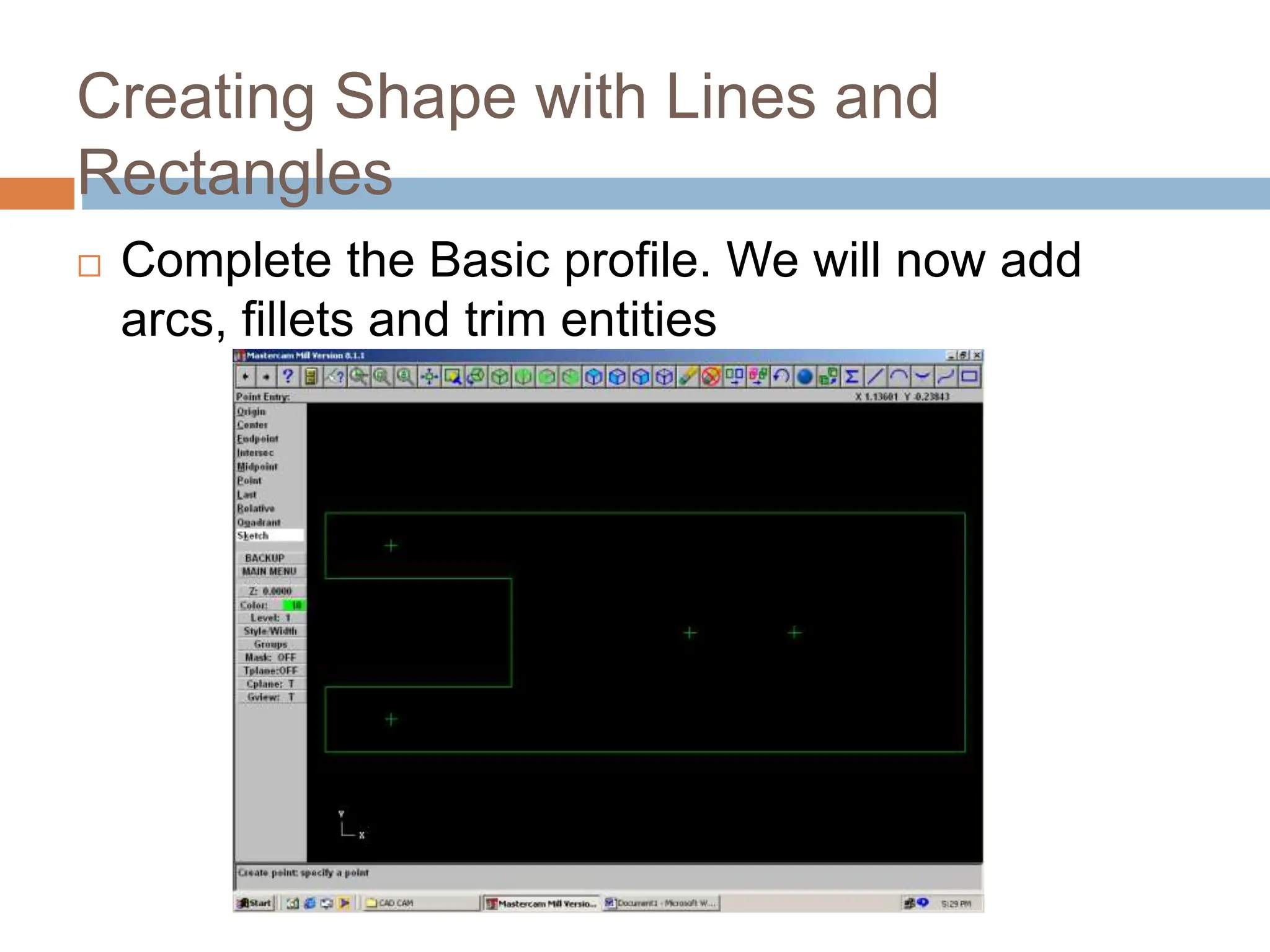 Introduction to CAD CAM CAD/CAM stands for Computer-Aided Design (CAD ...