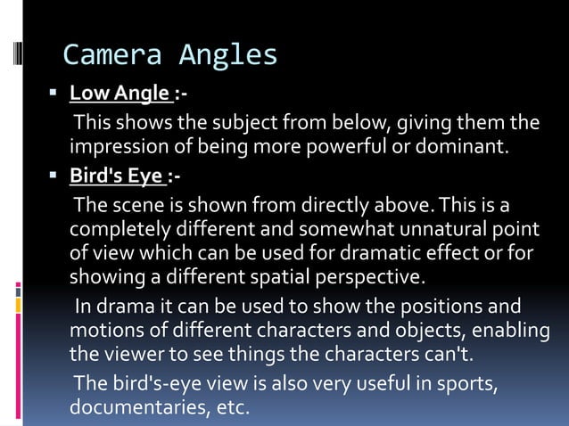 Introduction to camera & its major parts | PPTX | Photography | Arts ...