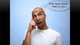 What does the
word cancer
mean to you?
 