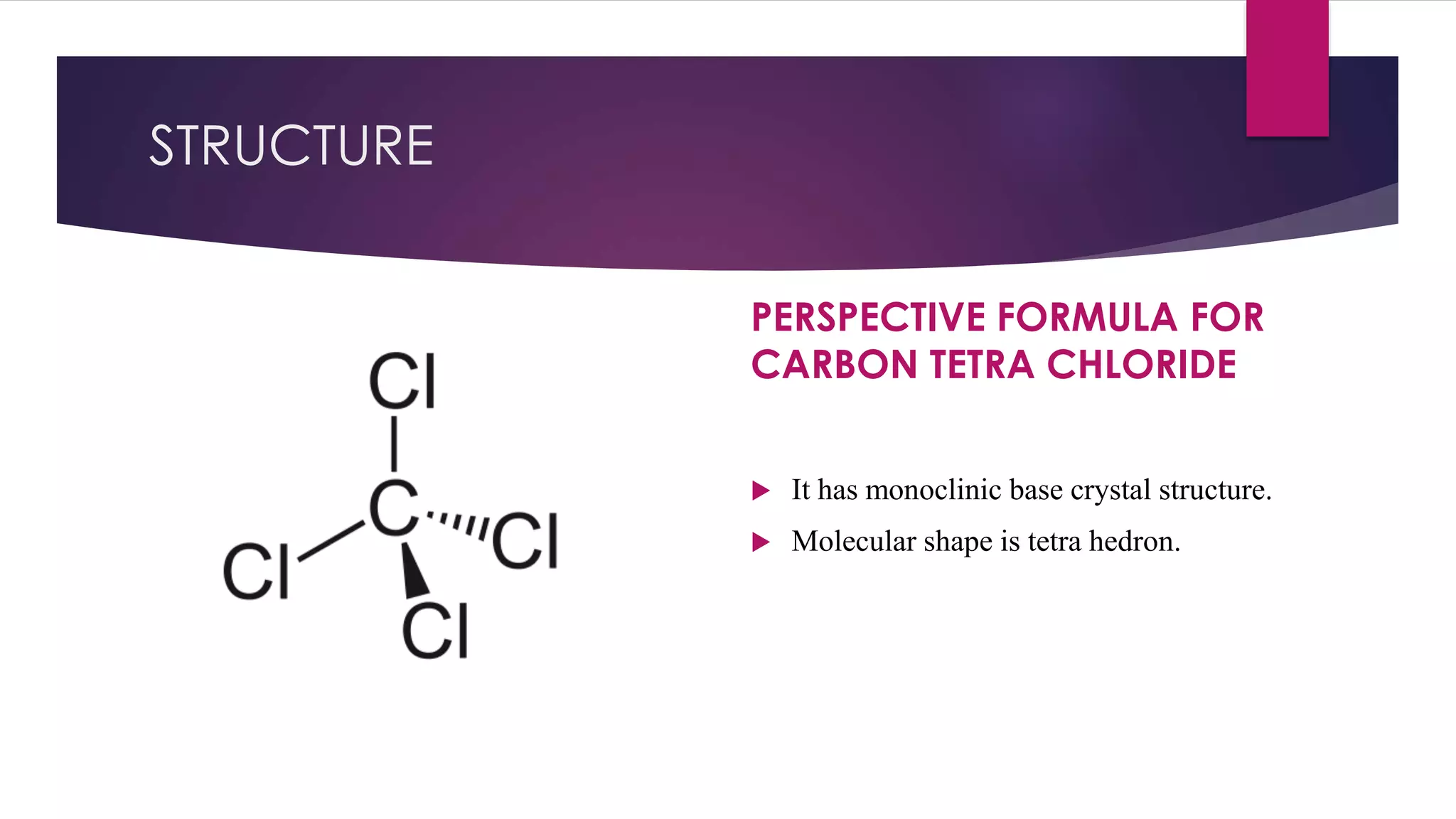 Introduction to carbon tetrachloride | PPTX