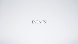 EVENTS 
 