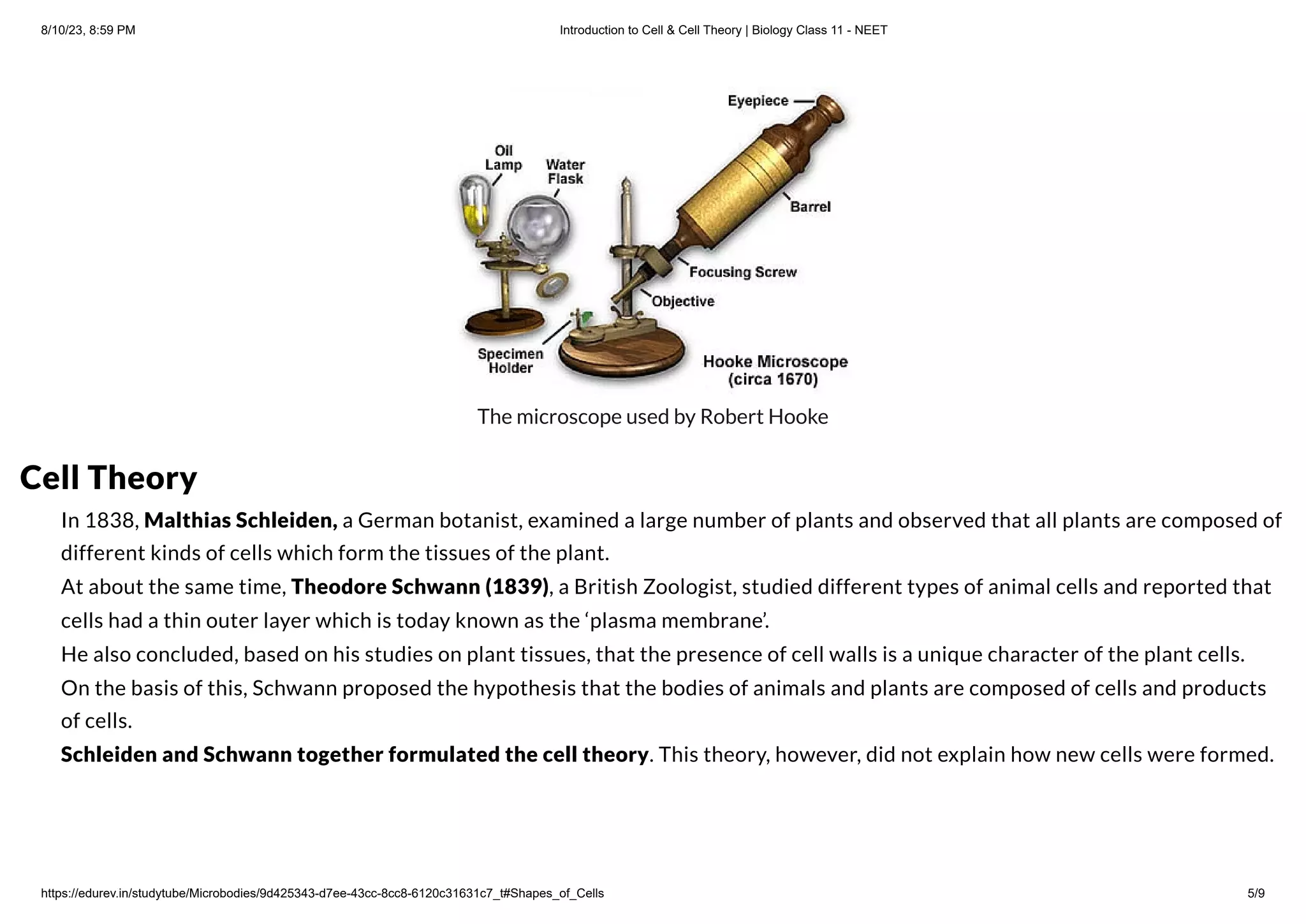 Introduction to Cell & Cell Theory _ Biology Class 11 - NEET.pdf