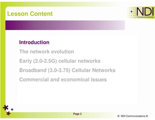 Introduction To Cellular Networks | PPT