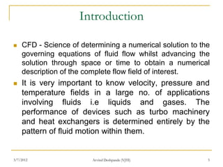 Introduction to cfd | PDF