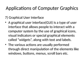 Comprehensive Introduction to Computer Graphics: Types, Applications ...