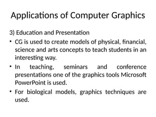 Comprehensive Introduction to Computer Graphics: Types, Applications ...