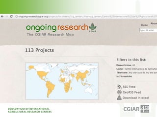 Introduction to cgiar efforts to make research processes aaa final