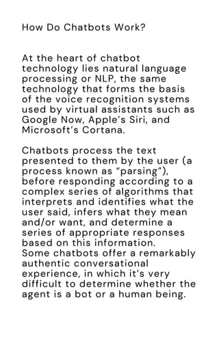 Introduction to Chatbot | PDF | Artificial Intelligence | Technology ...