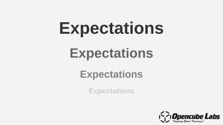 Expectations
Expectations
Expectations
Expectations
 