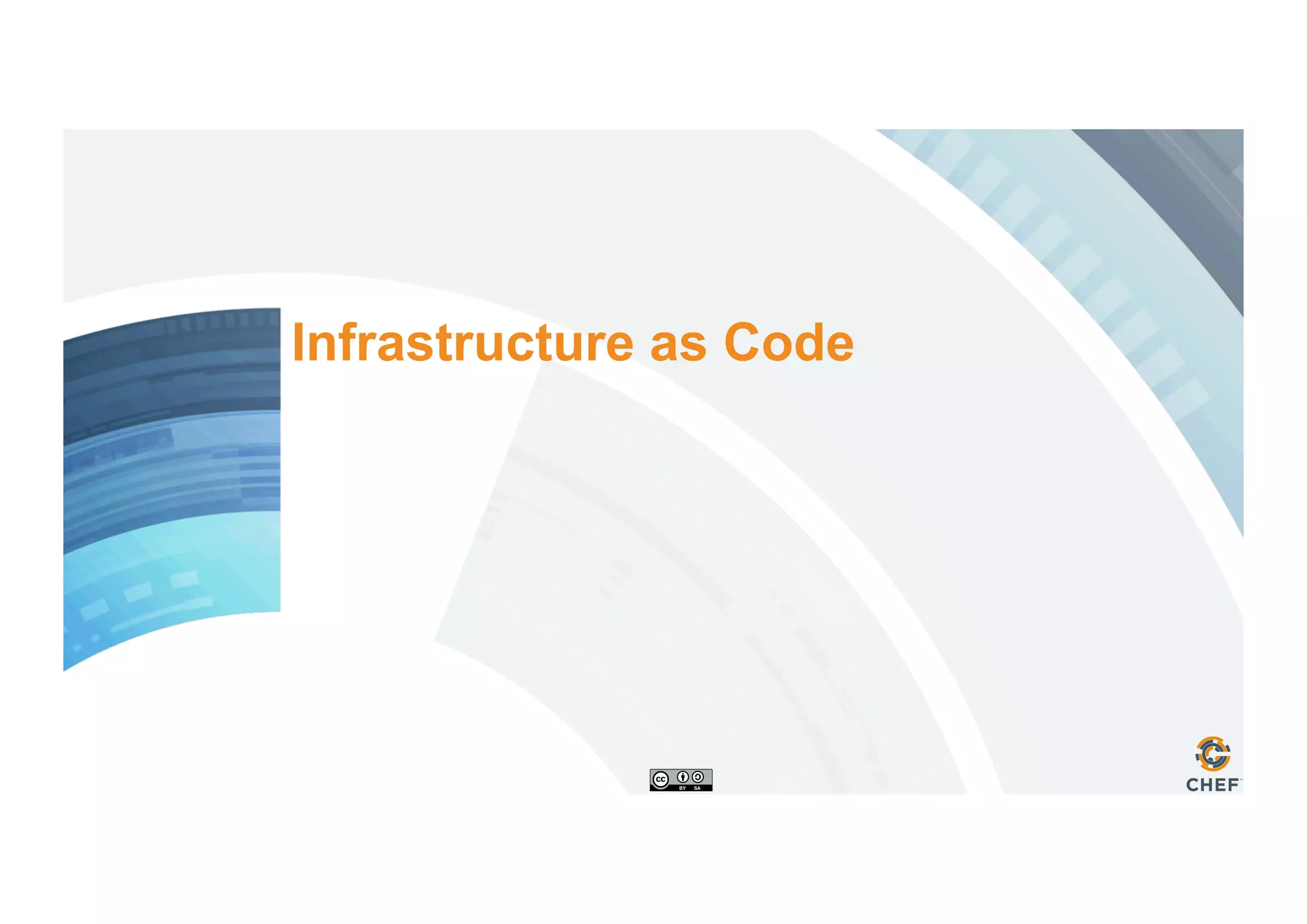 Infrastructure as Code
 