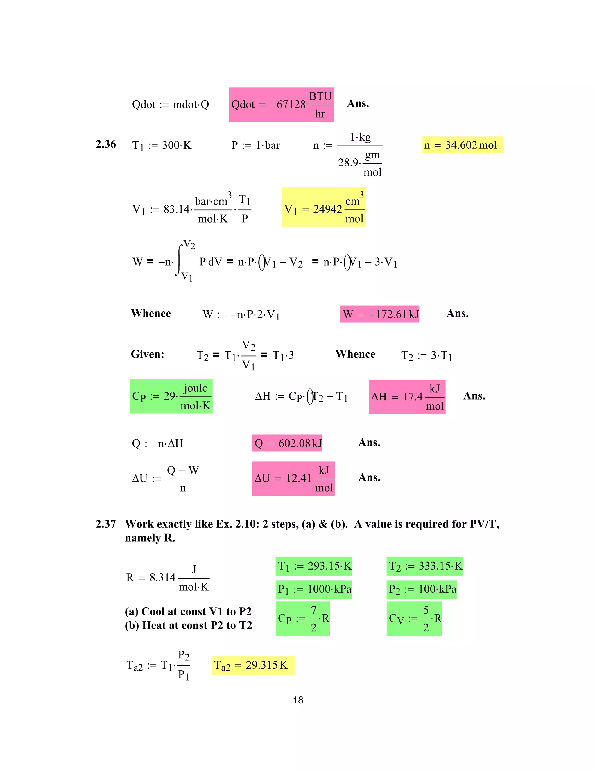 Introduction to chemical engineering thermodynamics, 6th ed [solution ...
