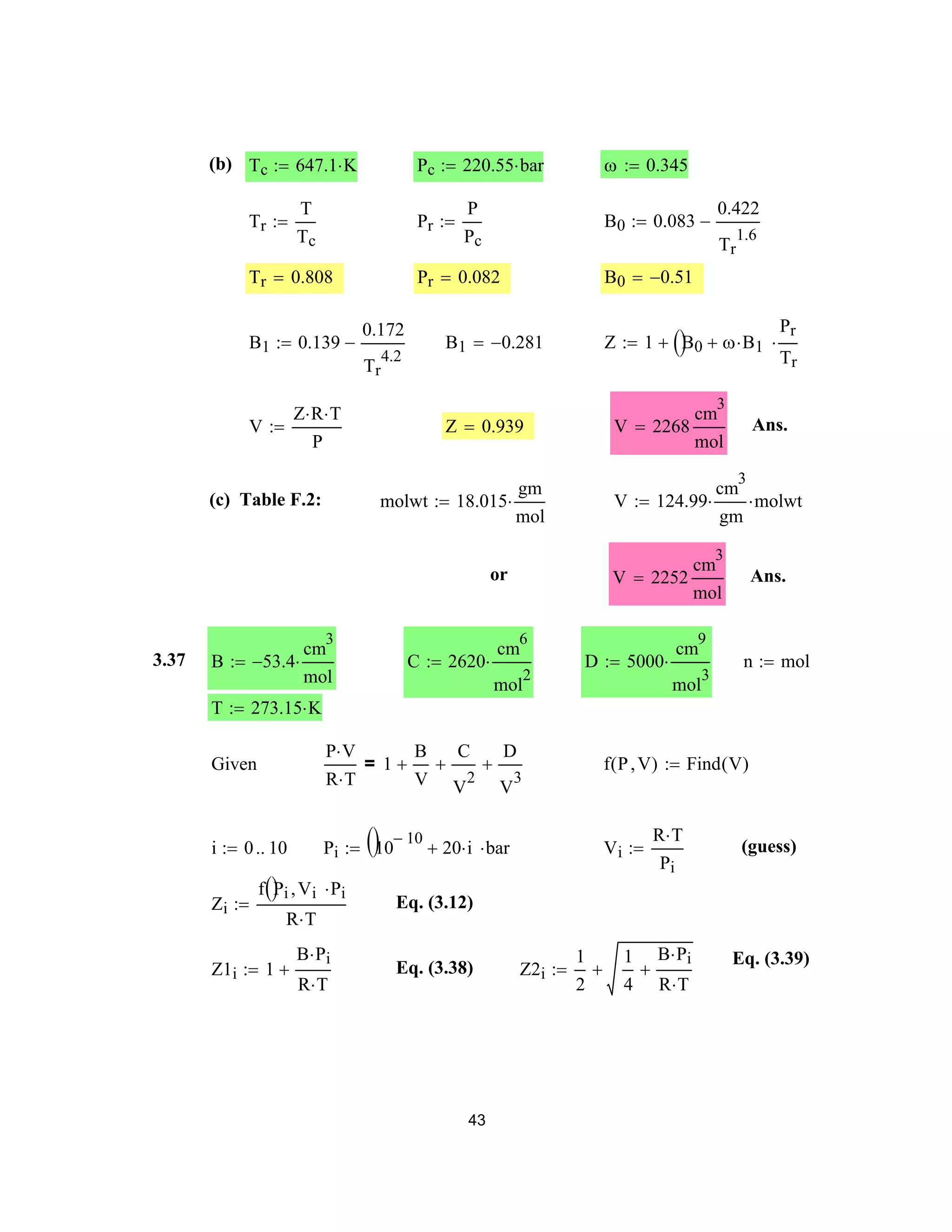Introduction to chemical engineering thermodynamics, 6th ed [solution ...