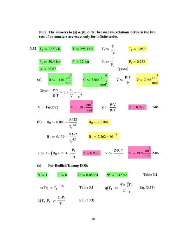 Introduction to chemical engineering thermodynamics, 6th ed [solution ...