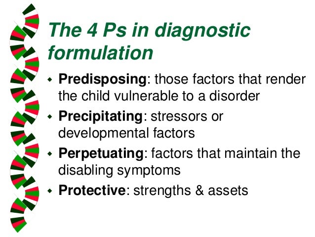 formulation mental p's 5 health issues child Assessment Introduction Psychiatry to
