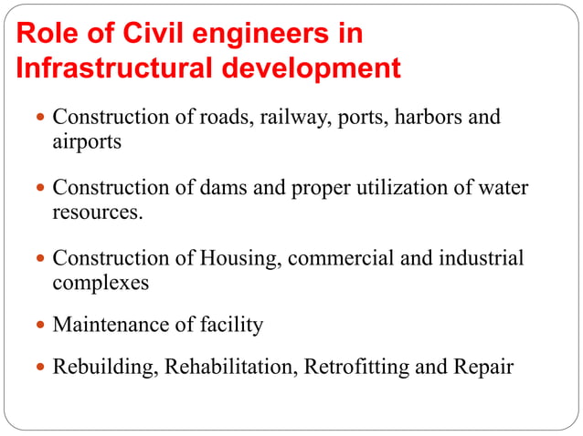 Introduction to civil engineering | PPTX | Civil Engineering Industry ...