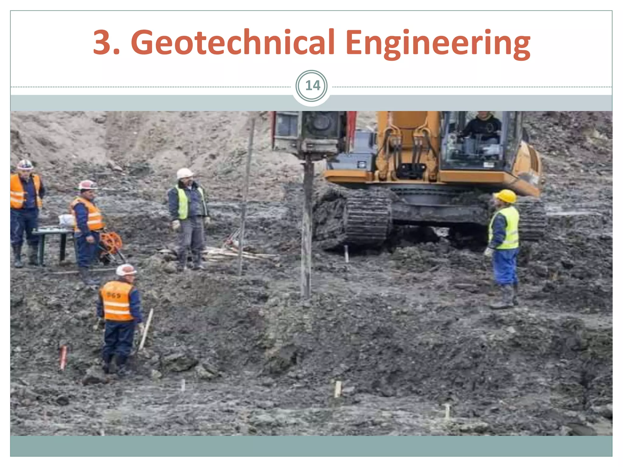 3. Geotechnical Engineering
14
 