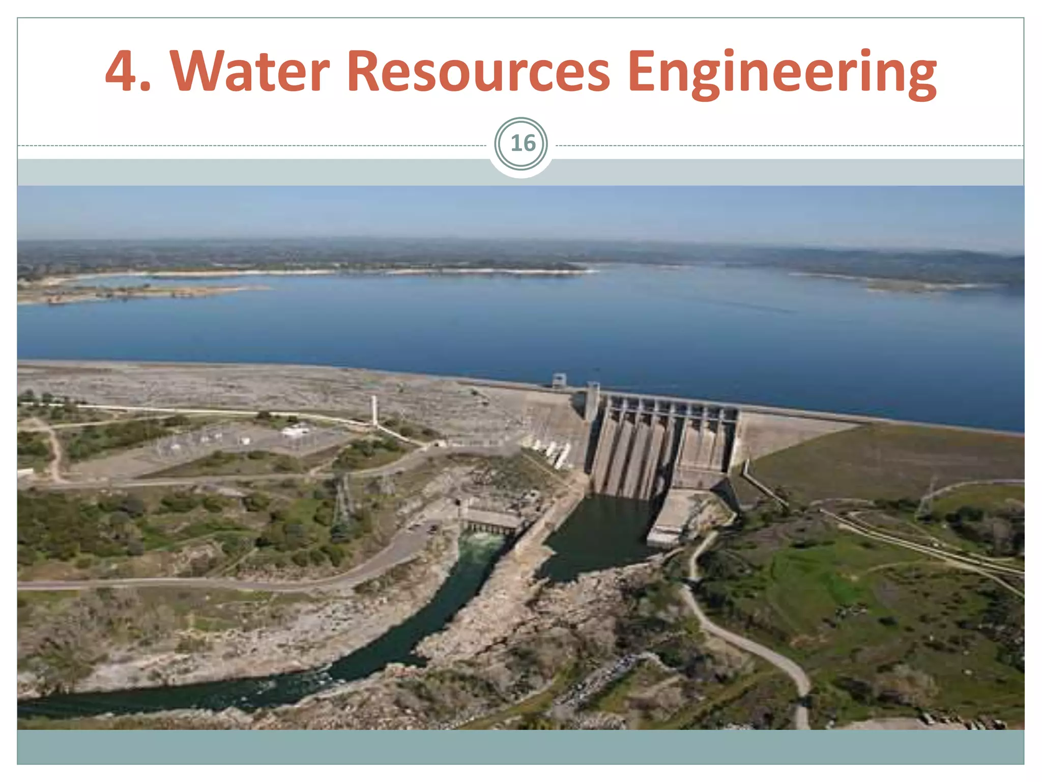4. Water Resources Engineering
16
 