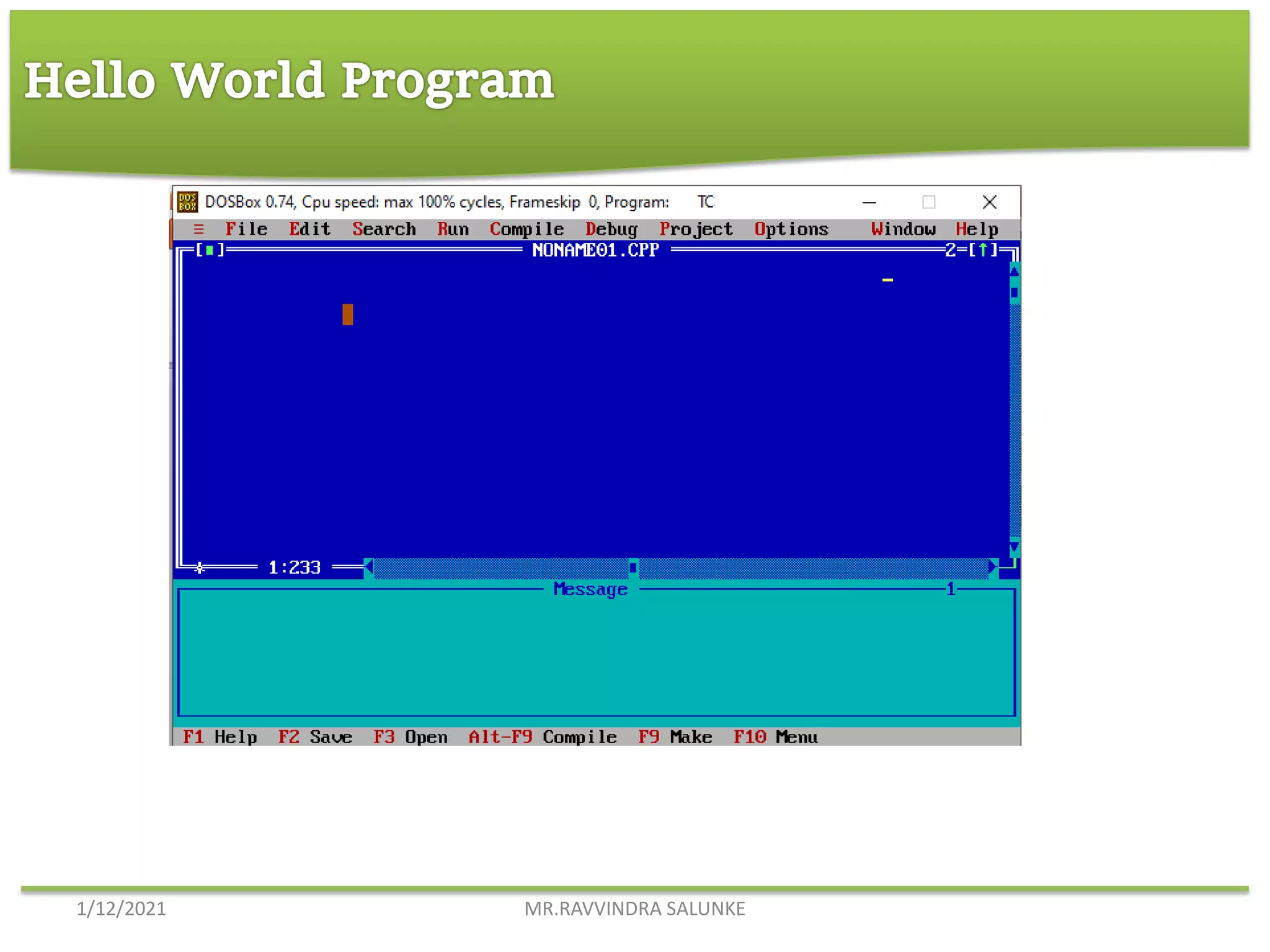 Introduction to c language