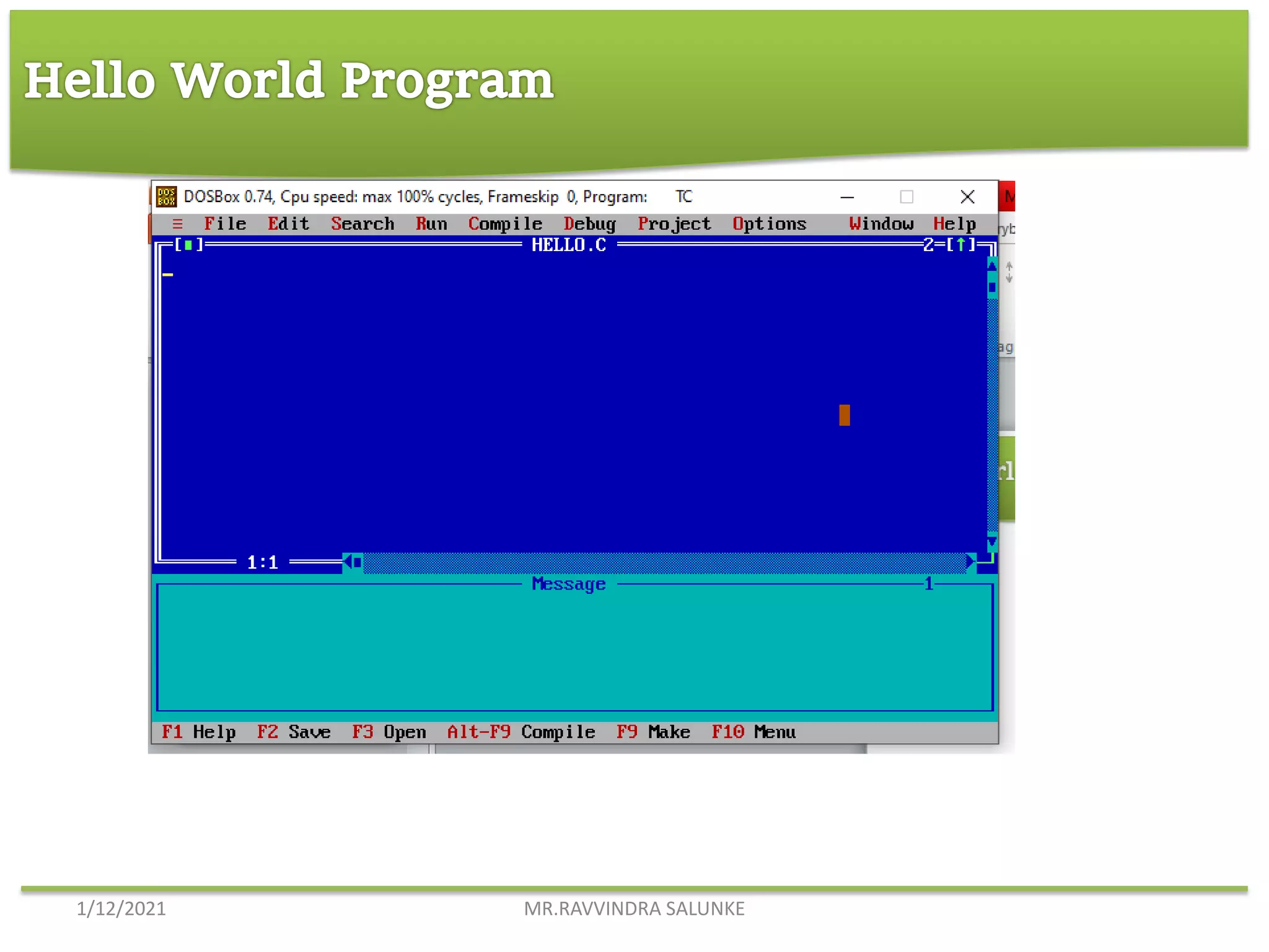 Introduction to c language