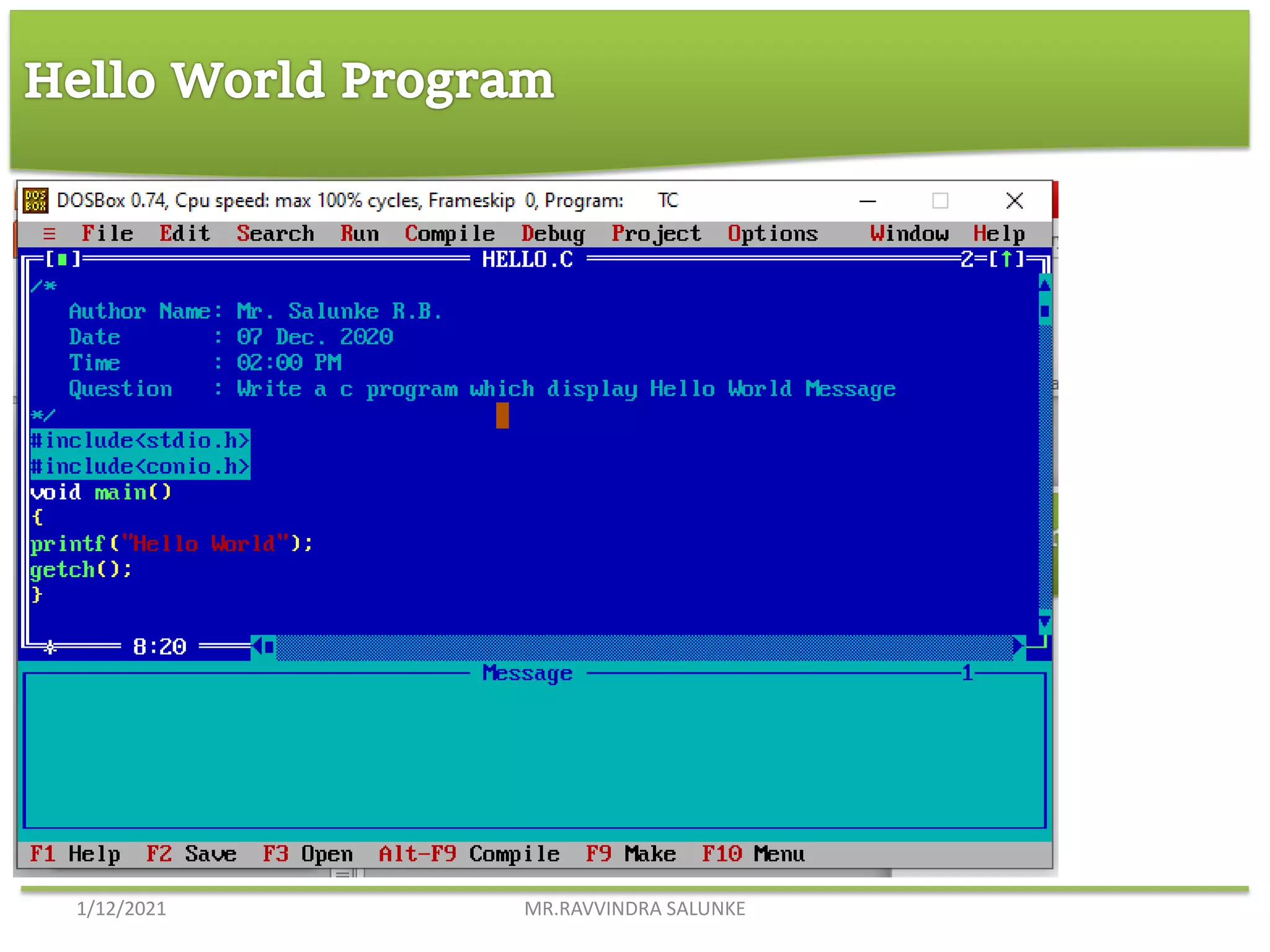Introduction to c language