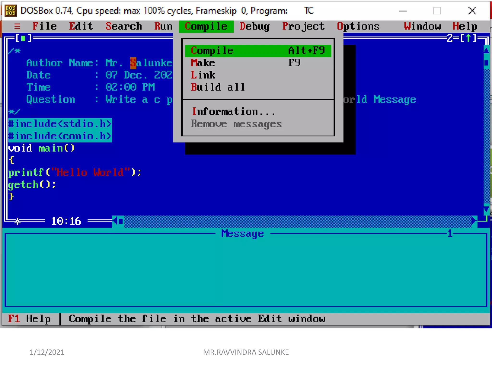 Introduction to c language