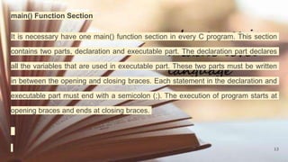 Introduction to c language | PPTX