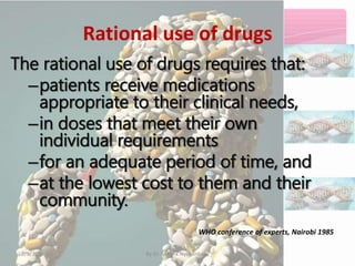 Introduction to clinical pharmacology (RUD) Slide 7