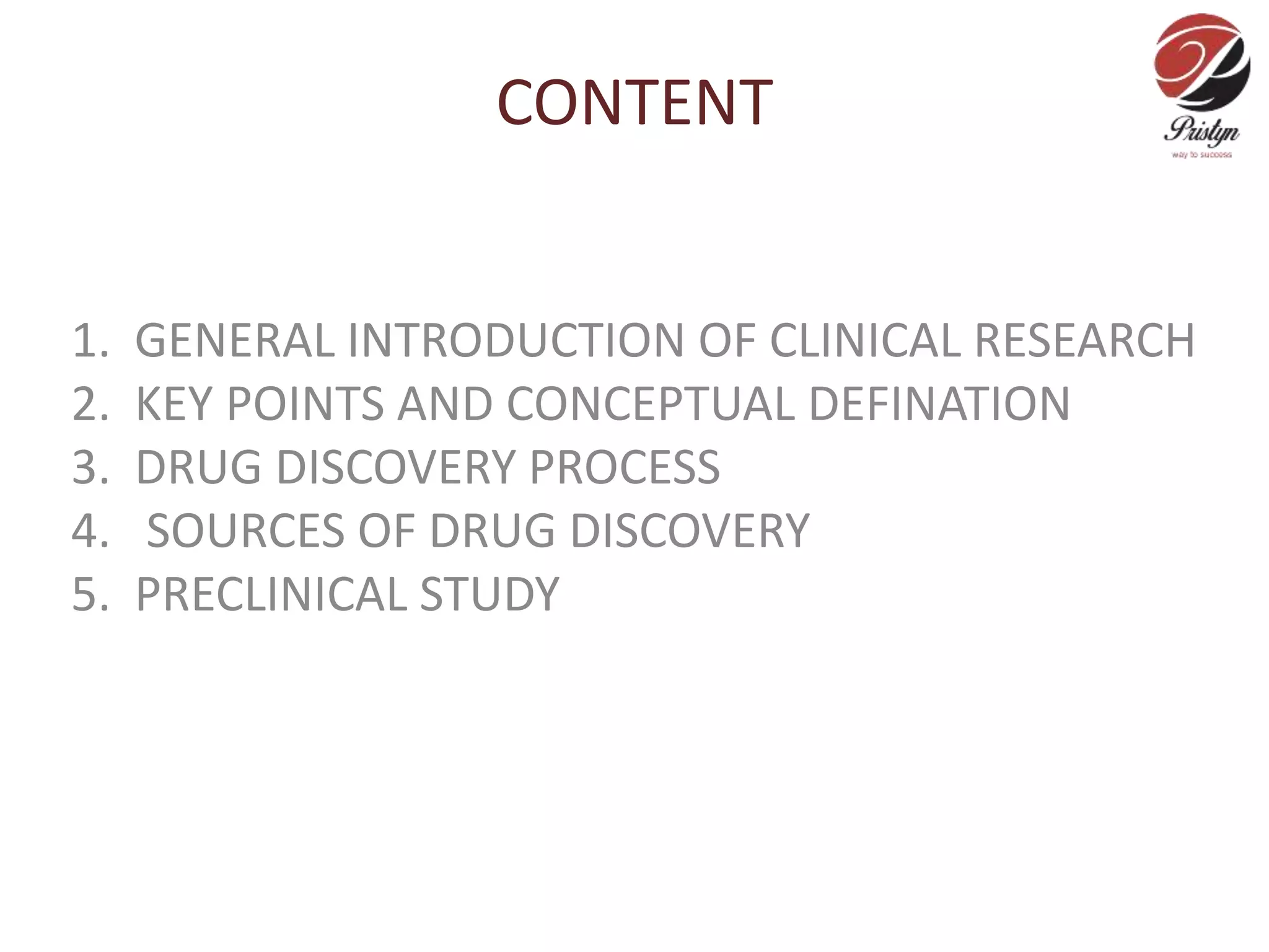 Introduction to clinical research | PPTX