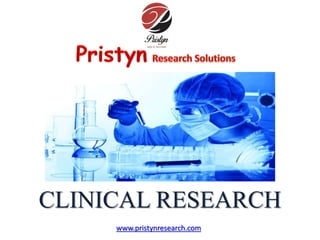 CLINICAL RESEARCH
www.pristynresearch.com
 