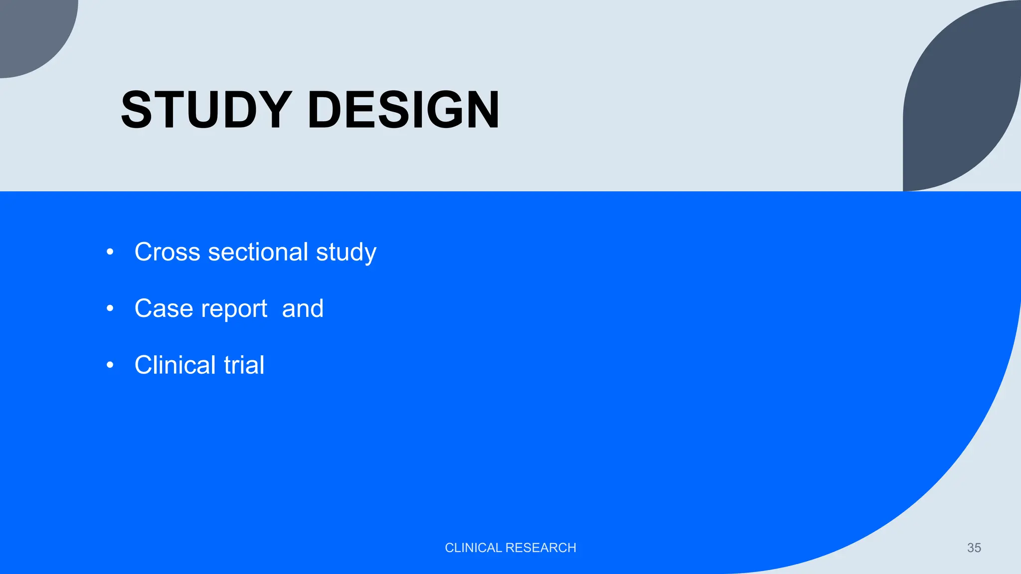 Introduction to clinical research pptx