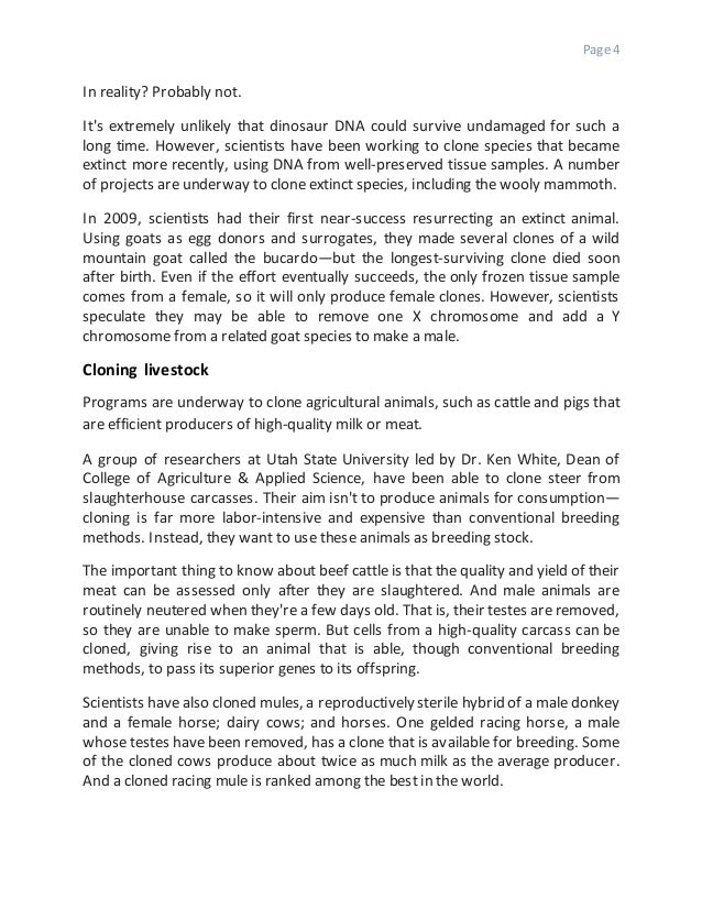 Human cloning argumentative essay picture