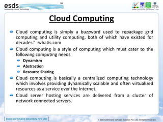 Introduction to cloud Computing | PPTX