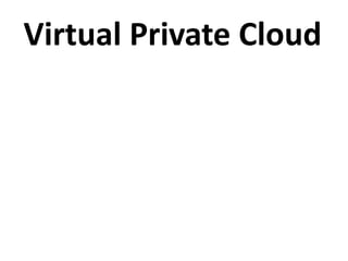 Virtual Private Cloud
 