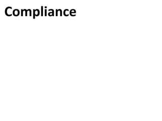 Compliance
 