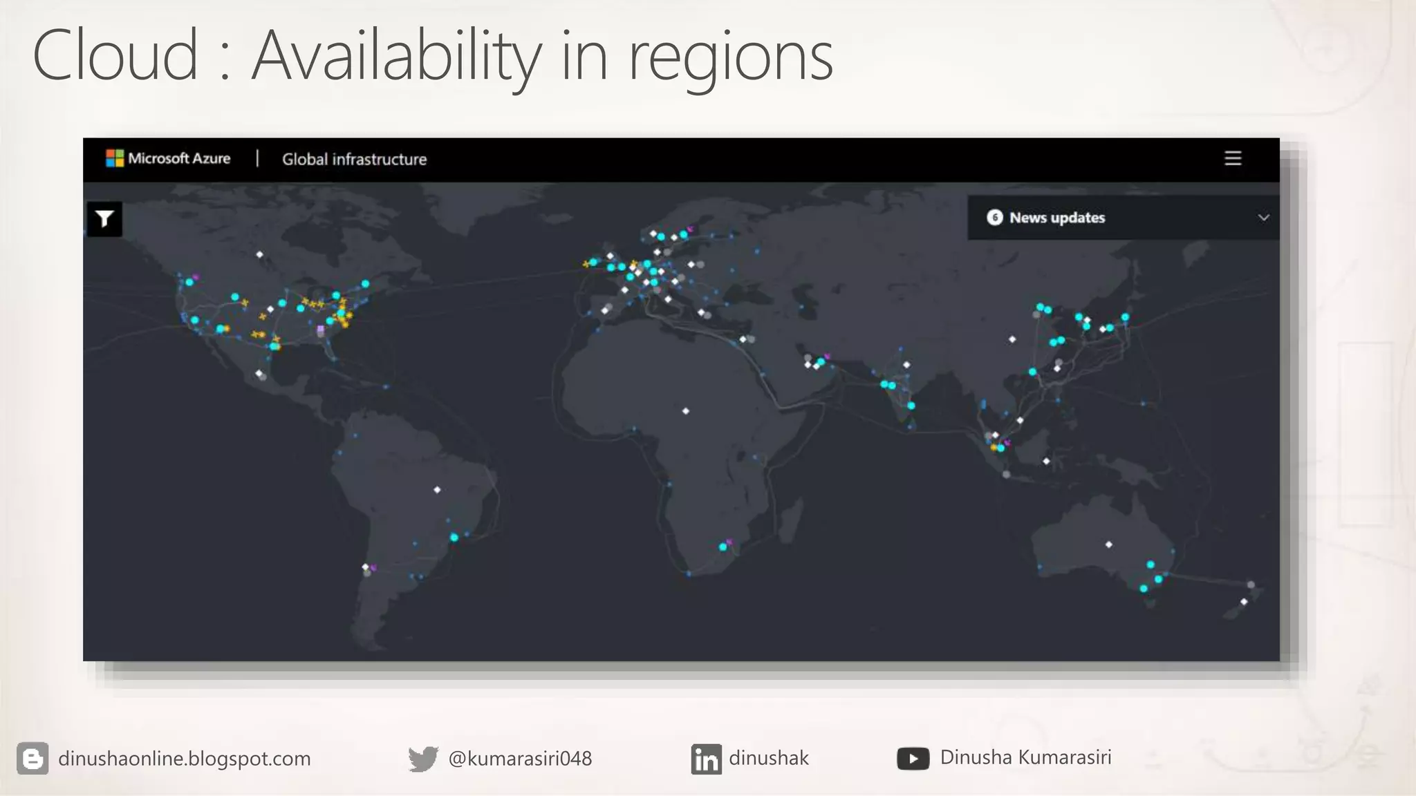Cloud : Availability in regions