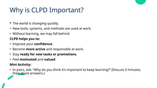 Introduction to CLPD development learning | PPTX