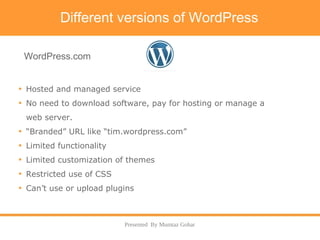 Introduction to cms and wordpress | PPT
