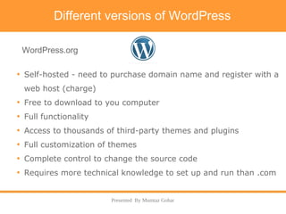 Introduction to cms and wordpress | PPT