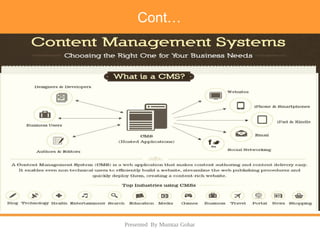 Introduction to cms and wordpress | PPT