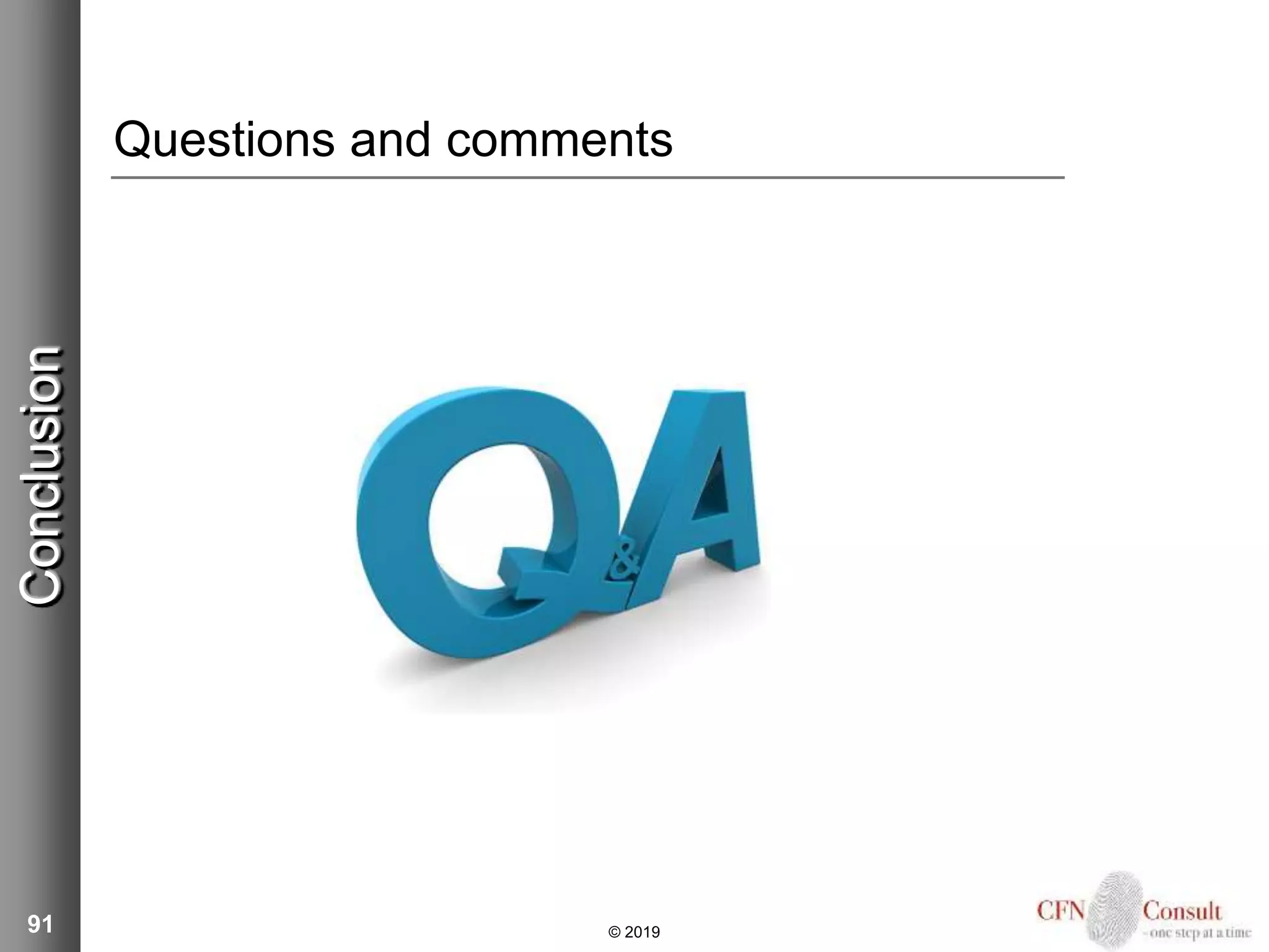 Questions and comments
91
Conclusion
© 2019
 